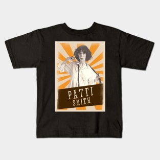 Vintage Aesthetic Patti Smith 80s Kids T-Shirt